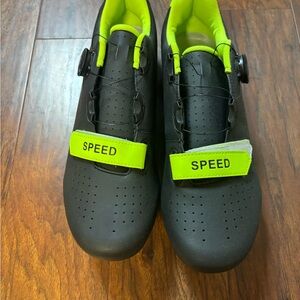 Speed Black and Neon Green Men's Shoes